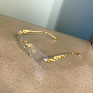 Clear lens glasses
